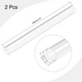 thumbnail image 2 of Unique Bargains 26mm ID x 30mm OD x 305mm Clear Rigid Acrylic Pipe Round Tube 2 Pack, 2 of 6