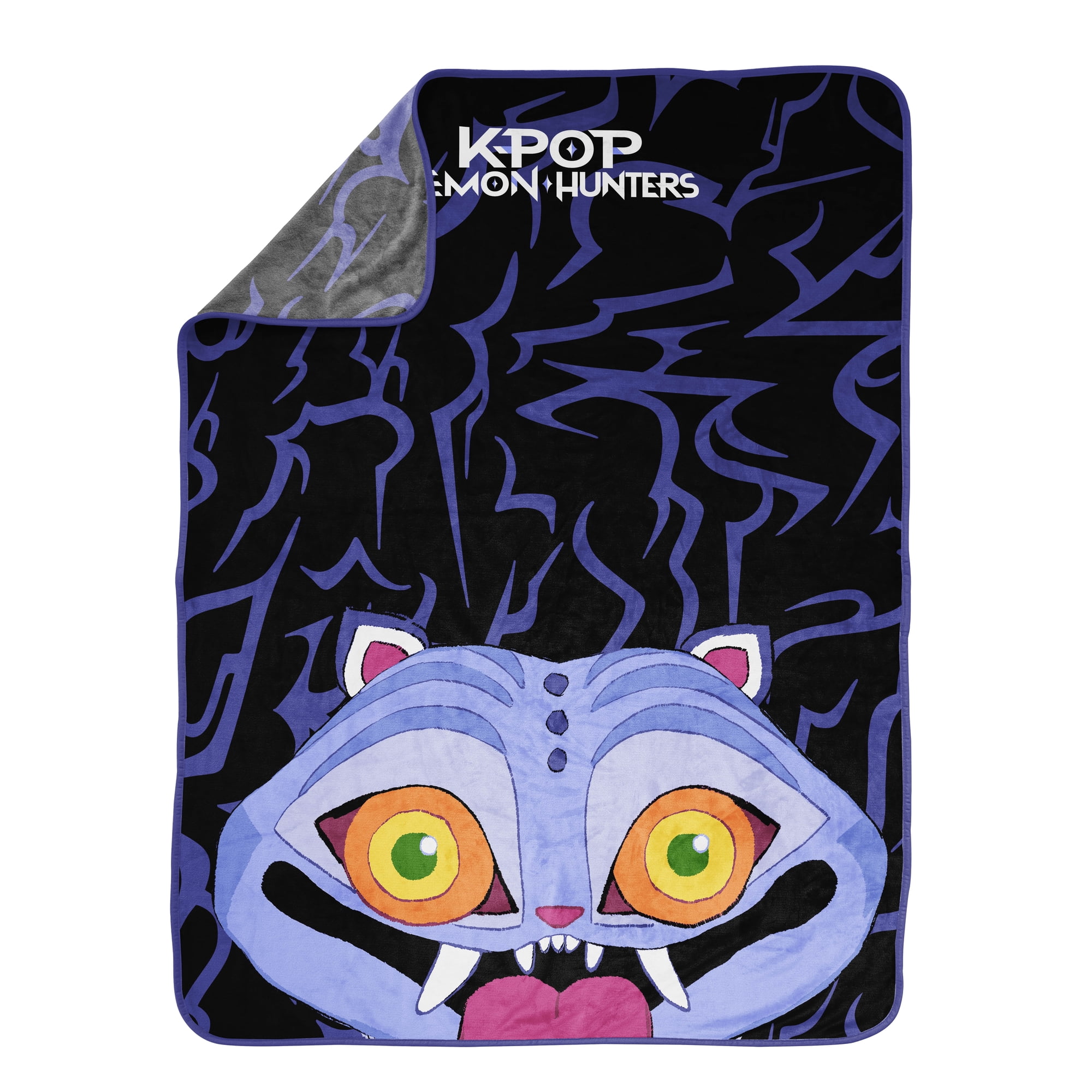 KPOP Demon Hunters Derpy Peaking Silk Touch Throw Blanket, 46x60