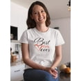 thumbnail image 2 of Best Mom Ever Clever Heart Shaped T-Shirt Women -Image by Shutterstock, Female 3X-Large, 2 of 4
