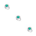 thumbnail image 4 of Anillos de Humor Sonducket Joyería de Temperatura Cambiable Ajustable Gema de Flor de Cuatro Hojas, 4 of 6