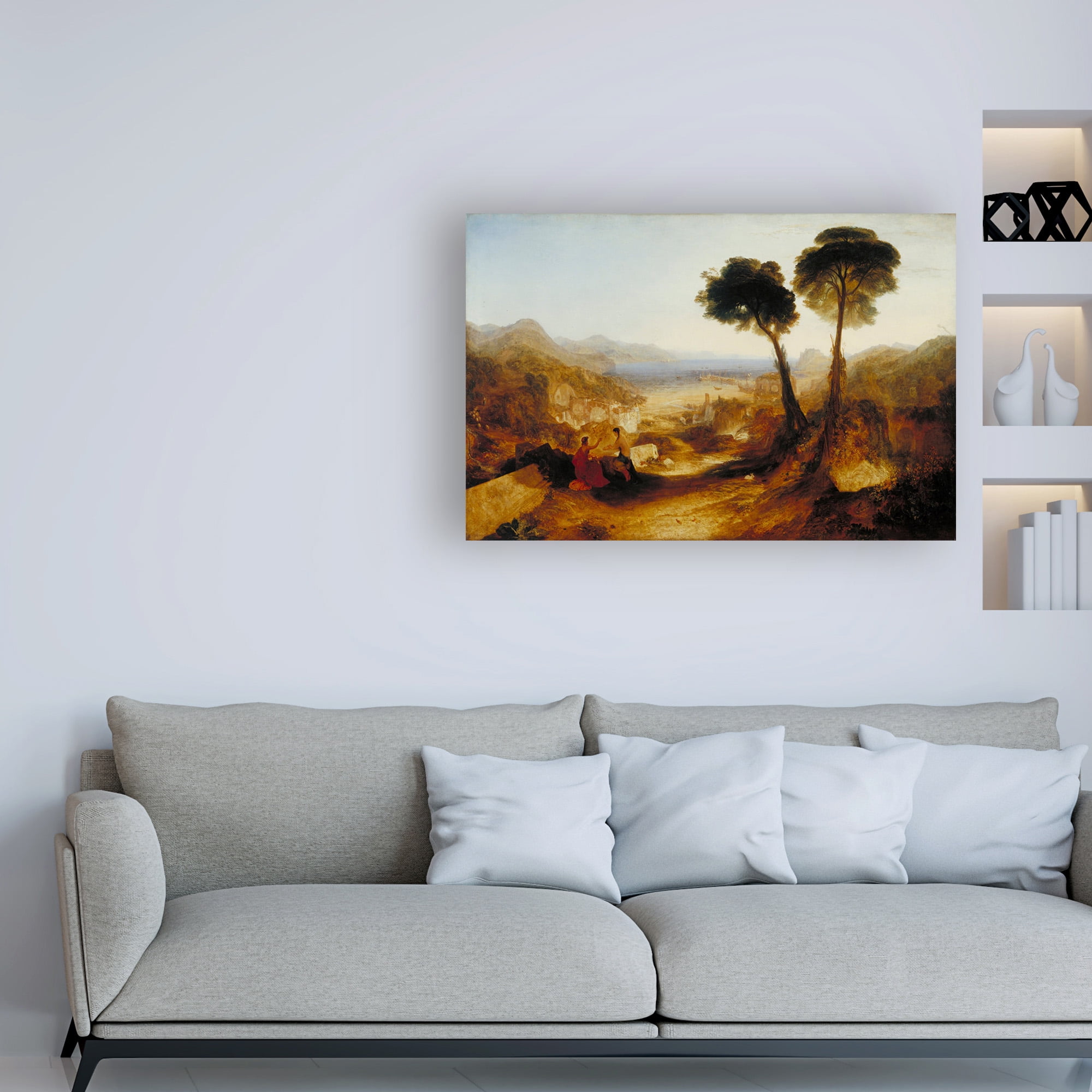 Turner 'The Bay of Baiae, with Apollo and the Sibyl' Canvas Art