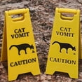 thumbnail image 5 of Cat Vomit Sign, Dog Vomit Sign, Funny Cat Signs Decor, Yard Warning Sign, 5 of 5
