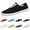 Black, variant on Women's Casual Low Top Sneakers Solid Color Breathable Lightweight Walking Shoes