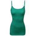 thumbnail image 1 of FashionOutfit Women's Solid Scoop Neck Cami W Adjustable Strap, 1 of 3