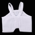 thumbnail image 4 of Ropa de Muñeca de Bebé de , Pantalones de Babero Preciosos para 1/7 BJD DZ Disfraz de Blanco Macarena Minivestidos de 20 cm, 4 of 8