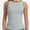 Blue, variant on Women's Ribbed Sleeveless Crew Neck Summer Top Casual Basic Strap Tank Top