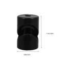 thumbnail image 2 of Chandelier Hook Ceiling Hook Wall Fixtures Light Fixture Stability Abs Black Position Adjustment 6Pcs, 2 of 5