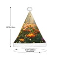 thumbnail image 3 of Fuzoiu Butterflies In Flower Field Print Santa Hat Christmas Hat for Adults,Santa Hats with Pompom, Unisex Xmas Holiday Hat for Christmas New Year Festive Party Supplies, 3 of 6