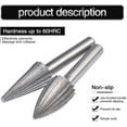 thumbnail image 4 of Tige Carbure de Tungstène Fraise de Coupe Rotative Die Grinder Bit Sculpting Bit Set, 4 of 4