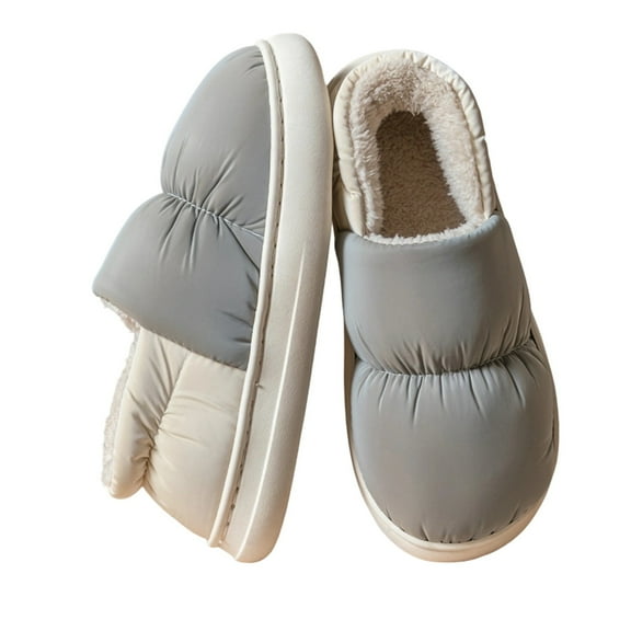 Women's Lined Slippers for Indoor Outdoor Use Soft Sole Shoes Designed for Winter Comfort and Warmth