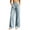 Gray, variant on Women's Gingham Pants 2026 Casual Wide Leg Elastic Waist Pants Cute Comfy Bottoms with Pockets Plaid Outfits, Grey Pants for Women Comfy