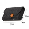 thumbnail image 2 of Bolsas de almacenamiento para el hogar con forma de tarjeta para auriculares, paquete de llaves y monedas, minibolsa de fieltro, 2 of 5