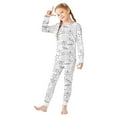 thumbnail image 3 of LUOGENLI Girls Pajamas Size 6T Kid DIY Hand Painted Homewear Set Colouring Pajama Sets for Boy and Girl Can Play With and Wear Girls Pajamas Size 8-32 Shorts Set White Size 9-10 Years, 3 of 3
