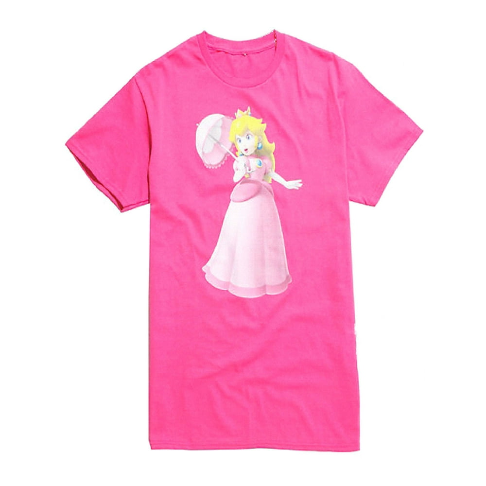 Nintendo Princess Peach Super Mario Junior Womens TShirt Walmart