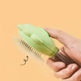 thumbnail image 4 of ACDANC 2Pcs Cat Brush Safe Cat Brush for Shedding Rounded Stainless Steel Teeth Cat Grooming Supplies,Green,Tpr Needle Comb, 4 of 4