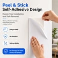 thumbnail image 5 of Dry Erase Sticker for Wall Tutuviw White Board Paper with 3 Markers Self-Adhesive Message Board Decal Cuttable Whiteboard Sticker Self-Adhesive White Board Roll Wallpaper for Office(17.7"×78.7"), 5 of 7