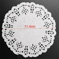 thumbnail image 2 of Lace Doilies Paper 200 Pcs,4.5 Inch Decorative Round Placemats,Liners for Cake,Desserts Baked Treat Tableware Display, 2 of 7