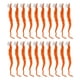 thumbnail image 5 of 20 gusanos peludos de tacto suave, de peluche, bonitos, compactos y portátiles, para fiestas, color naranja., 5 of 14