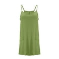 thumbnail image 6 of QATAINLAV Womens Casual Athletic Dresses Built in Shorts with Pockets Summer Sleeveless Tennis Workout Romper Vacation Beach Outfits, Green, S, 6 of 8