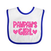 Inktastic Pawpaw's Girl Girls Baby Bib