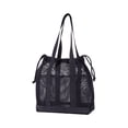 thumbnail image 2 of Extra-Large Drawstring Mesh Beach Bag With Reinforced Handles And Bottom Band, 12.99 Inch x 10.62 Inch Spacious Design For Towels Sandals And Snacks F, 2 of 6