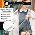 thumbnail image 7 of 8 Pieces 2 Styles Faux Collar Women, False Lapel Detachable Collar Pointed & Round, Neckline Shirt Fake Collars for Dresses Vest Blouse Skirt Half Sweater (Black & White), 7 of 7