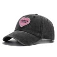 thumbnail image 1 of Un gorro cálido informal bordado con gorra de béisbol estilo Y2K, 1 of 5
