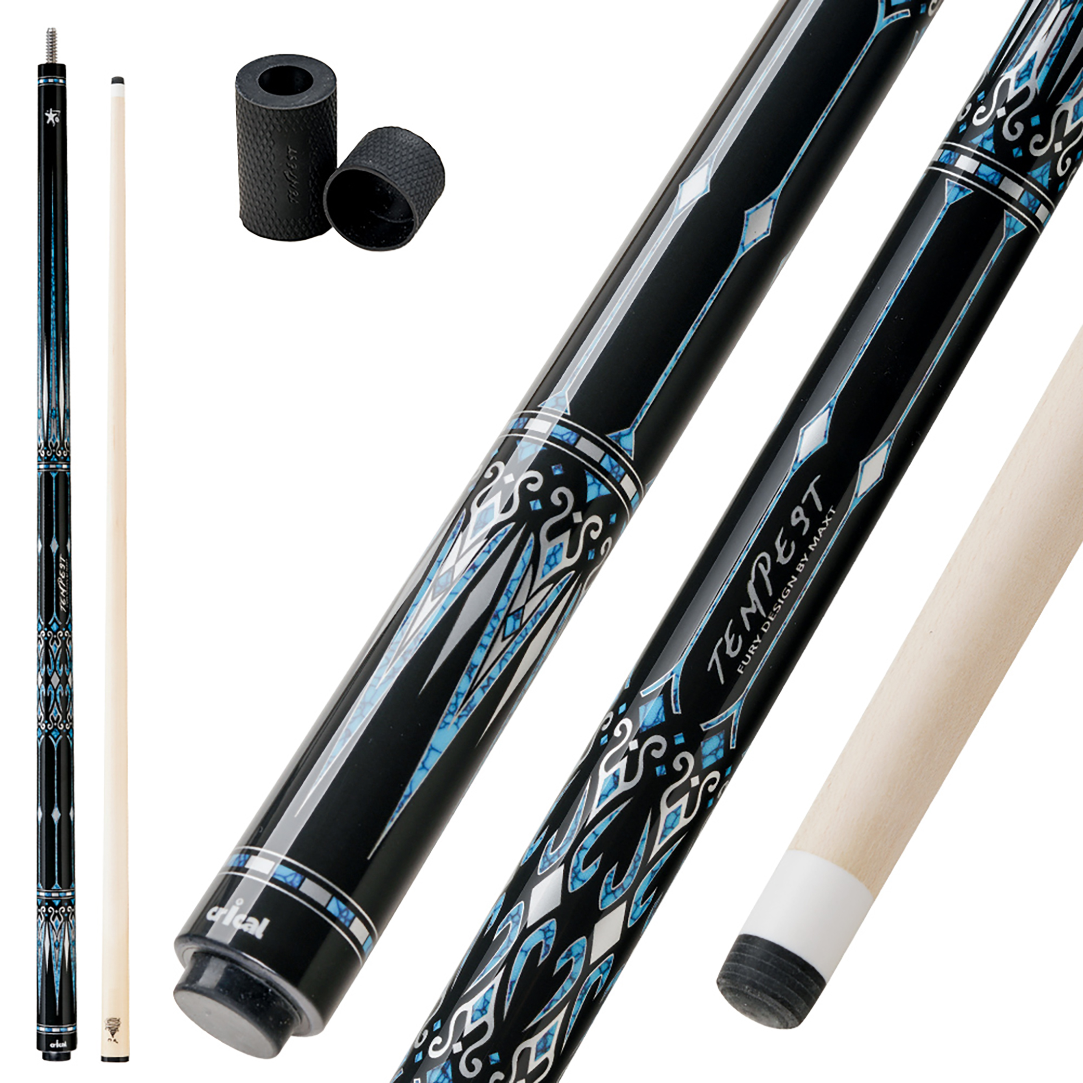 KONLLEN Heavy Hitter Jump Break Cue 3-Pieces Carbon Fiber Break