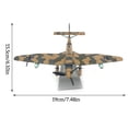 thumbnail image 3 of Avión de aleación para niños, modelo de plástico, avión, colección Personal para adultos, decoración de avión, adorno de escritorio, escala 1/72 Jumpingount FN000809-00, 3 of 7