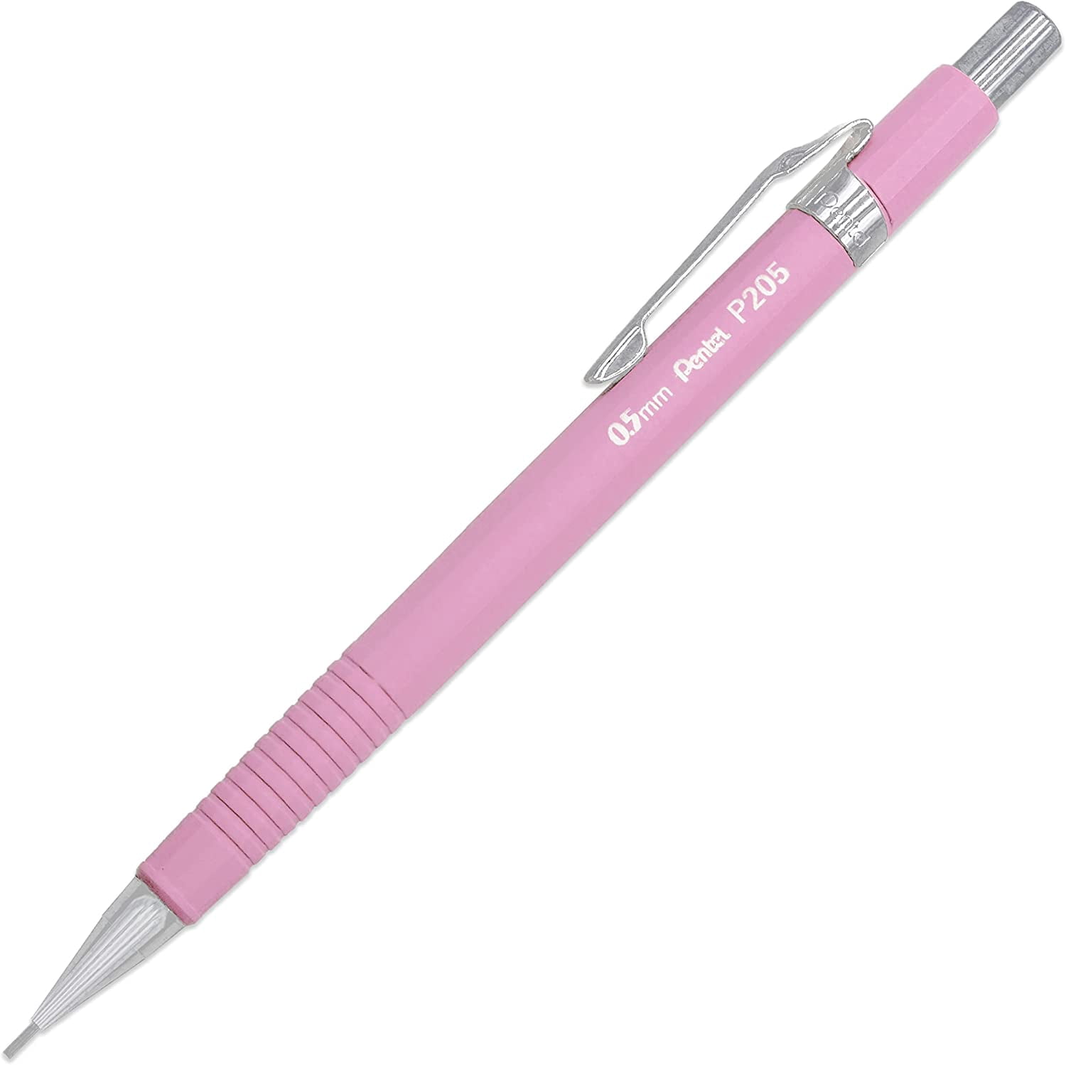 Pentel P205-97 Mechanical Automatic Pencil - Pastel Floral Range - Mixed Pack of 6