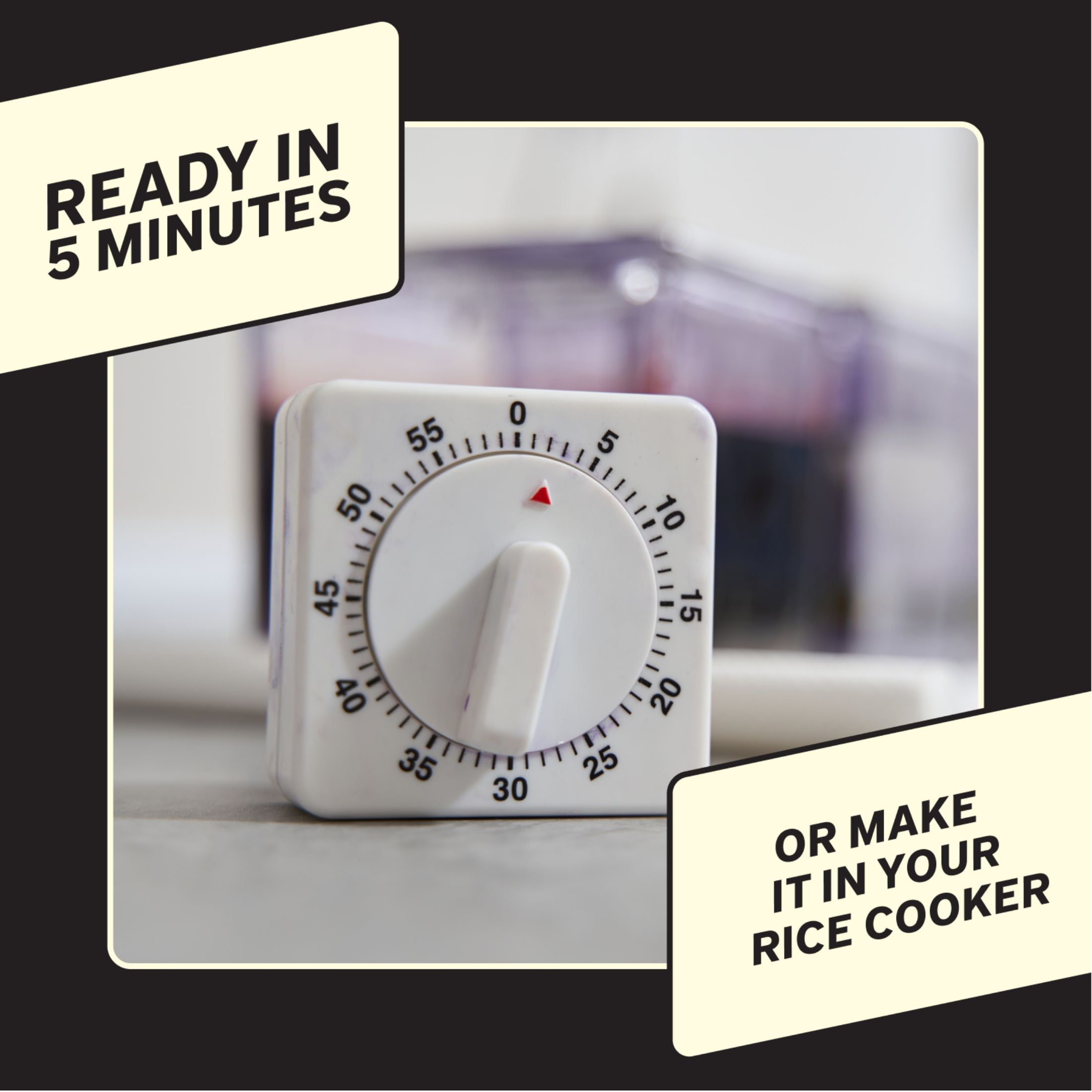 It’s That Simple White Rice Blend from It's Skinny, 50% Less Carbs, Certified Gluten-Free, Non-GMO & Vegan, Cooks in 5 Minutes – 5.29 oz (Pack of 6)