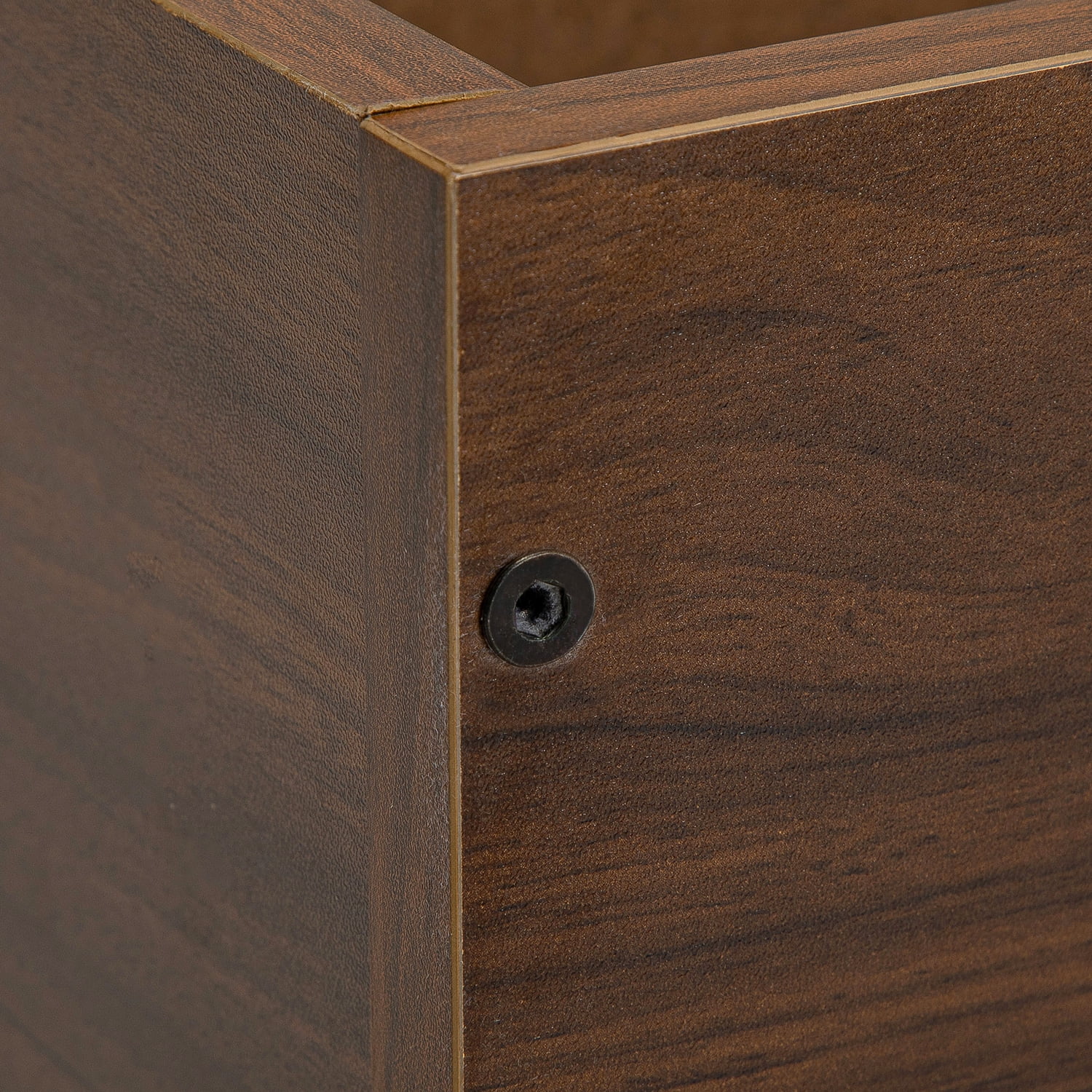 Yardi Yard Modern Set of 2 Night Stand for Bedrooms, Wood Floating Wall Bed Side Table with Open Shelf and Drawer, Walnut Brown Yardi Yard Modern Set of 2 Night Stand for Bedrooms, Wood Floating Wall Bed Side Table with Open Shelf and Drawer, Walnut Brown