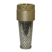 Merrill MFG FVNL125 1-1/4" No-Lead Brass Foot Valve 710 Series, 1.25" Female Connection