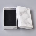 thumbnail image 3 of Paper Cardboard Jewelry Boxes Rectangle White 8.1x5.1x2.7cm diy, 3 of 4