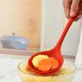 thumbnail image 4 of 2 utensilios grandes - Resistencia al calor - Juego de utensilios de silicona higiénicos de diseño de una sola pieza para mezclar y cocinar, 4 of 5