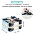 thumbnail image 5 of Cattle Travel Portable Square Storage Box with Earring Holder, Necklace Organizer, and Travel Organizer for Rings, Earrings, Necklaces, Bracelets, and More - Ideal for Girls and Women, 5 of 6