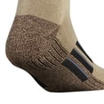 thumbnail image 2 of Adidas Men's 2 Pk Climalite Mid Crew Socks Beige Size 6-12, 2 of 3