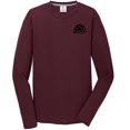 thumbnail image 1 of Gravity Outdoor Co. Chemise à Manches Longues Performance - Bordeaux - Logo Noir - TG, 1 of 2