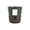 Green, variant on Leodye 1PCS Plastic Flower Plant Pot with Drainage Hole and Matching Tray Lightweight Decorative Planter for Indoor Succulents Herbs Planting -6.3×5.12in