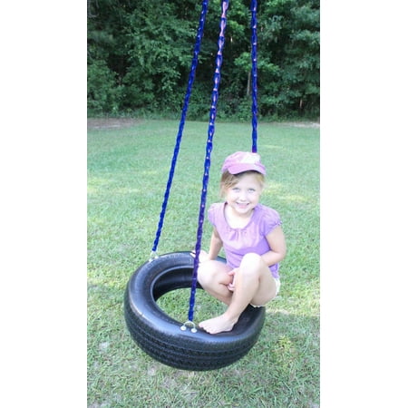 Home Kids 200 Pounds Capacity 25 28 Real Tire Eco Friendly Porch Outdoor Spinner Swivel Child Swing Hanging Chain Included