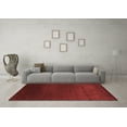 thumbnail image 3 of Ahgly Company Indoor Square Abstract Red Contemporary Area Rugs, 3' Square, 3 of 4