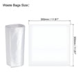 thumbnail image 2 of ACDANC Small Plastic Trash Bags 0.5 Gallon Garbage Bags White,Mini Garbage Bags,6 Rolls / 180 Counts, 2 of 7