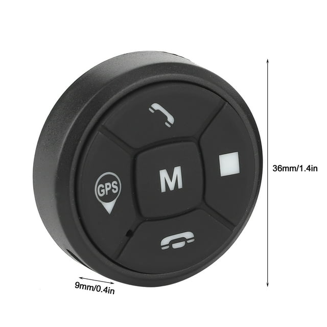 Gupbes Steering Wheel Button Controller,Steering Wheel Control Button Volume GPS Wireless Controller Switch,Car Steering Wheel Wireless
