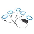 thumbnail image 1 of Cable EL, Reducción De Ruido De Ahorro De Energía 5 En 1 Cable De Luz De Neón Para Coche Para Fiesta De Halloween, 1 of 7