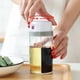 thumbnail image 5 of Botella de condimento, dos compartimentos portátiles en un de aceite de tarro doméstico de vinagre para suministros Blanco Sunnimix Botella de condimento, 5 of 8