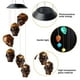 thumbnail image 5 of Decoración del hogar, decoración de habitaciones, decoración de pared, esqueleto, calavera, LED, campanas de viento, luz nocturna, lámpara decorativa para fiestas., 5 of 7