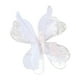 thumbnail image 3 of Adorno colgante de pared con forma de mariposa artificial, fondo brillante decorativo. Blanco, 3 of 9
