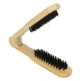 thumbnail image 3 of Cepillo alisador de pelo con pinza, resistente a altas temperaturas, de madera de doble cara, suministros para peluquería., 3 of 14