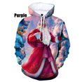 thumbnail image 4 of Sudadera con capucha roja para hombre, muñeco de nieve, Papá Noel feliz, estampado 3D, sudaderas con personalidad, sudadera deportiva informal, abrigo, Navidad, Año Nuevo, 2024, 4 of 4