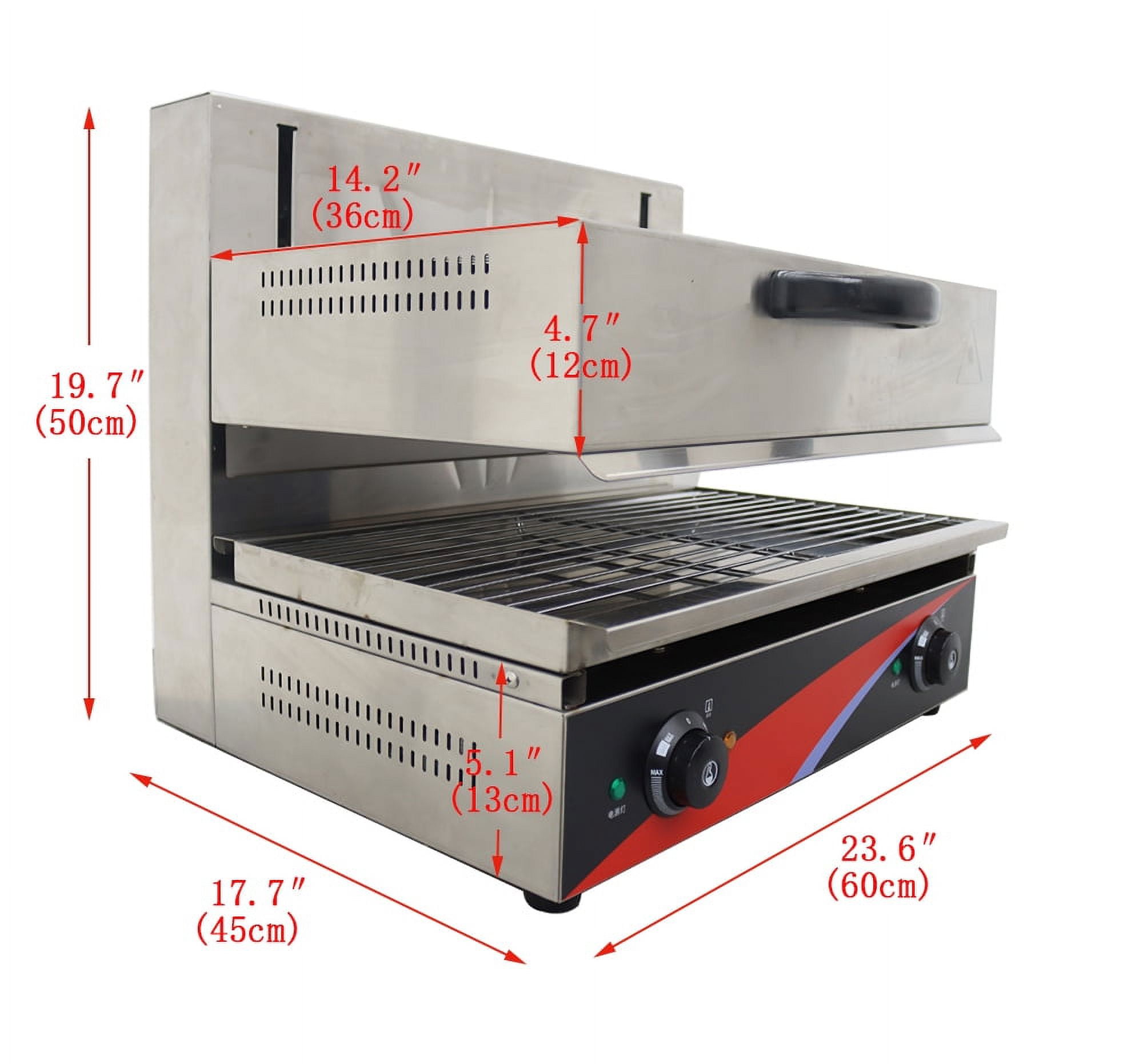 Electric Lift-Up Salamander Barbecue Stove Grill Oven Cheese Melter Kitchen Equipment 220V for Hotel Restaurant Supermarket West-food Restaurant and Food Trade